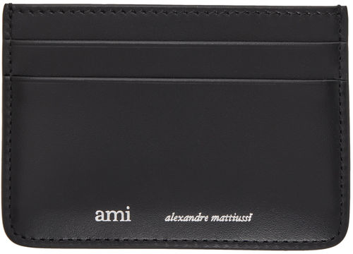 AMI Paris Black Logo Card...