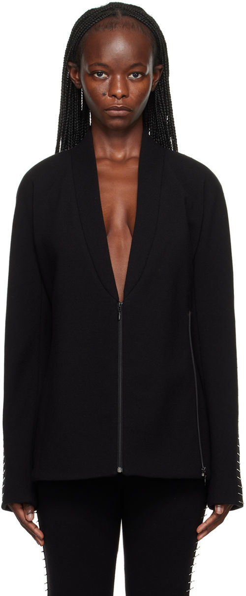 ALAÏA Black Zip Jacket