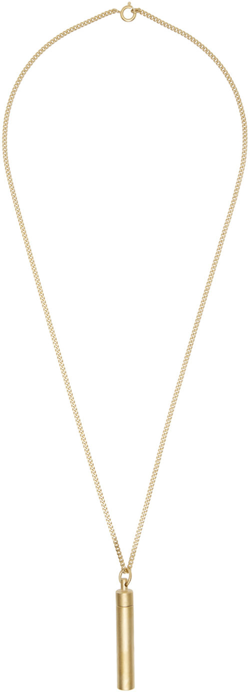 VETEMENTS Gold Powder Necklace