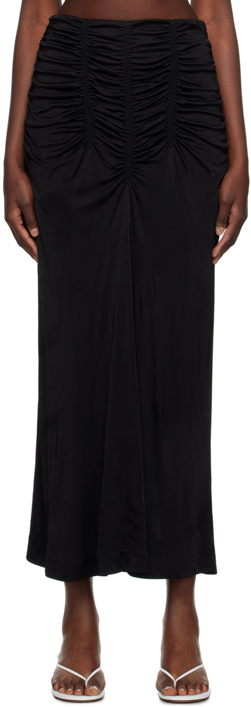 BITE Black Sirene Maxi Skirt