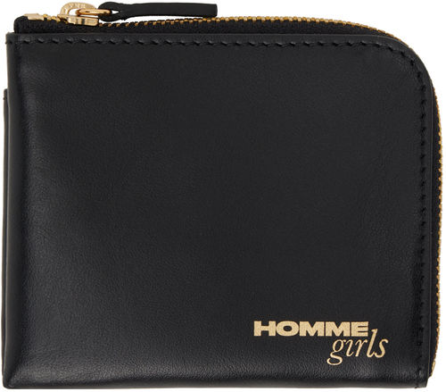 HommeGirls Black Zip Wallet