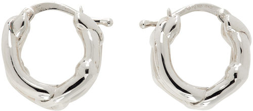 Bottega Veneta Silver Hoop...