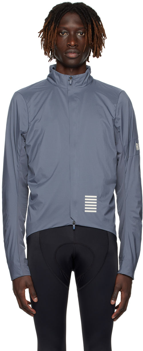 Rapha Blue Stand Collar Jacket