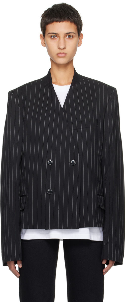 Martine Rose Black Striped...