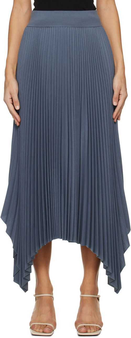 Joseph Blue Ade Midi Skirt