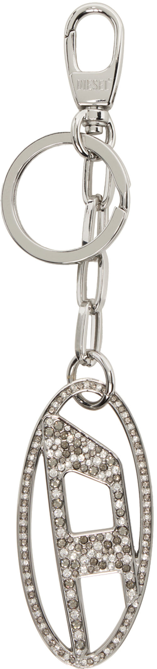 Diesel Silver Holy-C Keychain