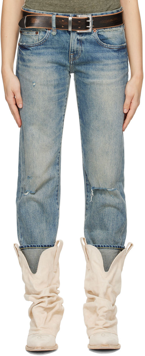 R13 Blue Boy Straight Jeans