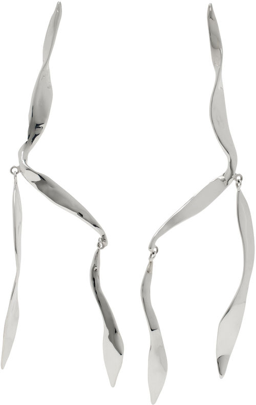 FARIS Silver Baile Earrings