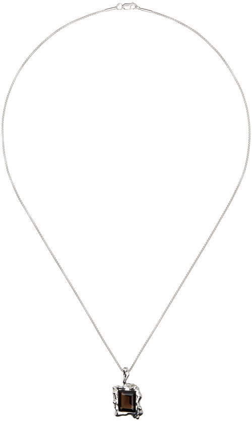 FARIS Silver Cornice Necklace