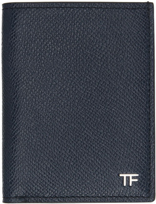 TOM FORD Navy Small Grain...