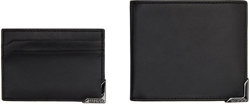 Hugo Black Plaque Wallet &...