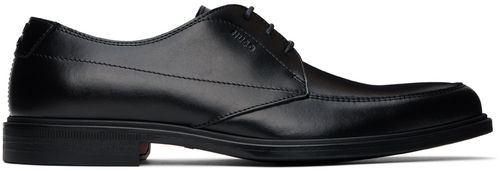 Hugo Black Embossed Derbys