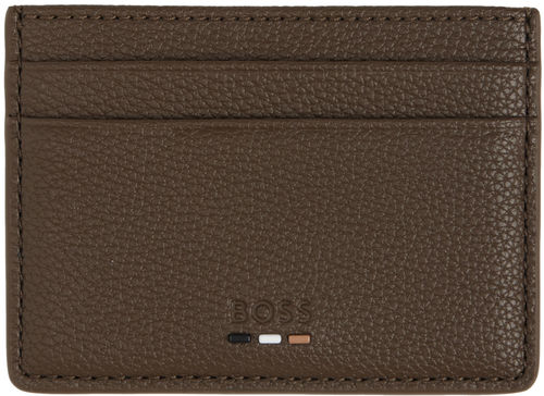 BOSS Brown Faux-Leather Card...