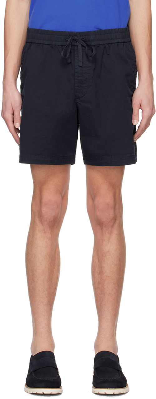 BOSS Navy Drawstring Shorts