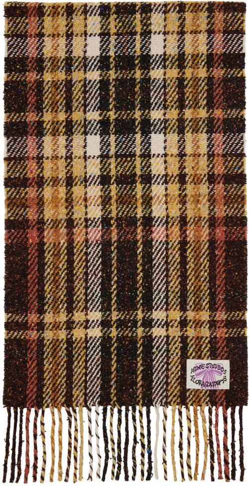 Acne Studios Brown Plaid...