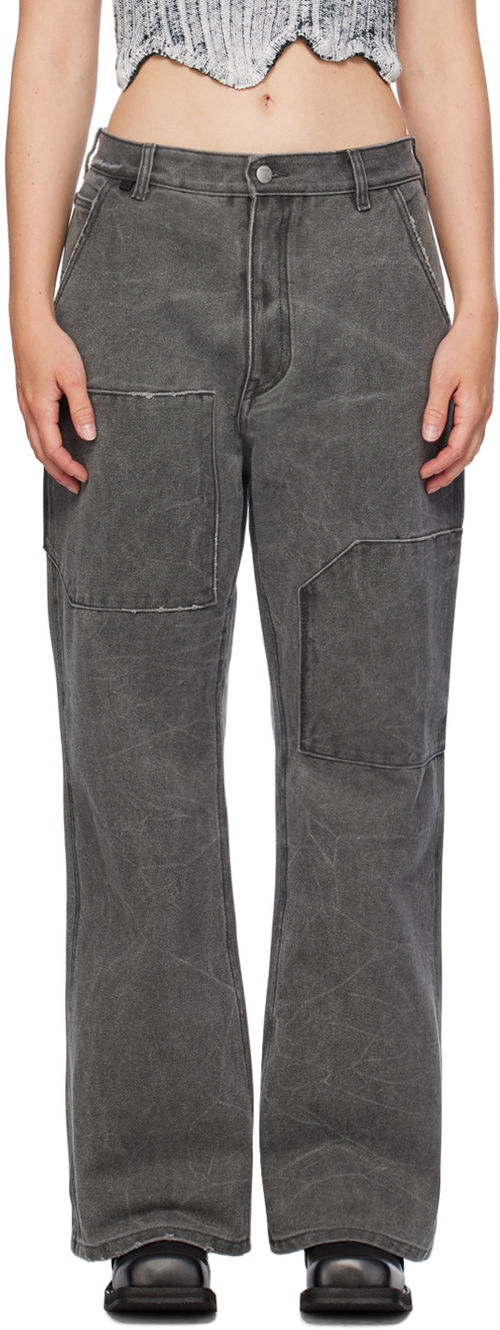 Acne Studios Gray Patch Jeans