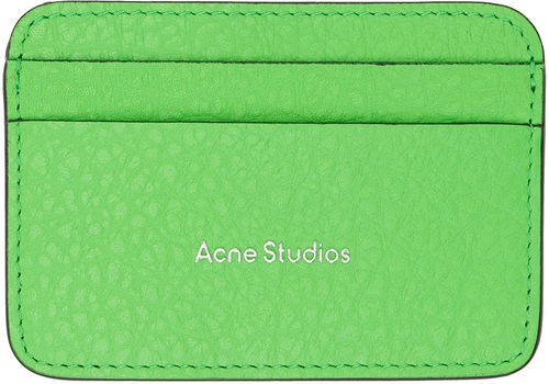 Acne Studios Green Leather...