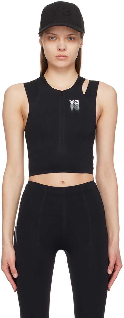 Y-3 Black Running Sport Top