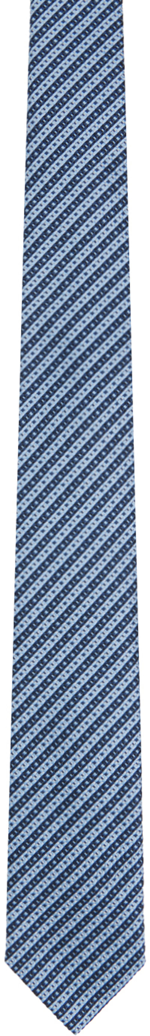 ZEGNA Blue Jacquard Tie