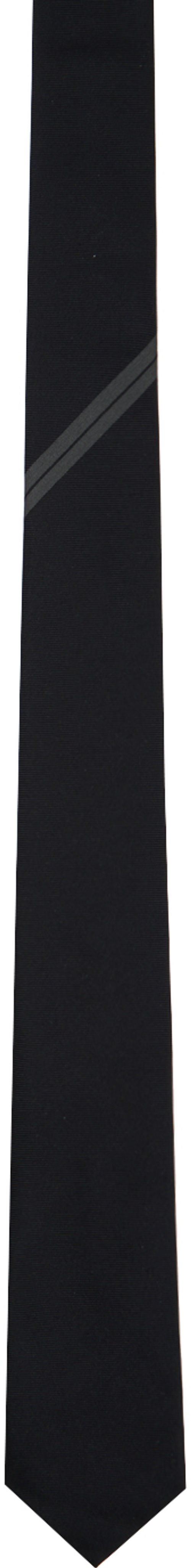 ZEGNA Black Silk Jacquard Tie