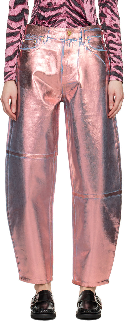 GANNI Pink Stary Jeans