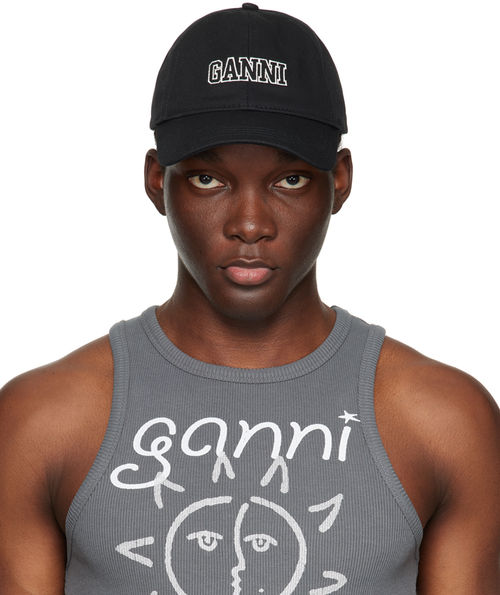 GANNI Black Software Heavy Cap