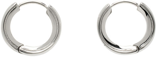 Vitaly Silver Arc Earrings