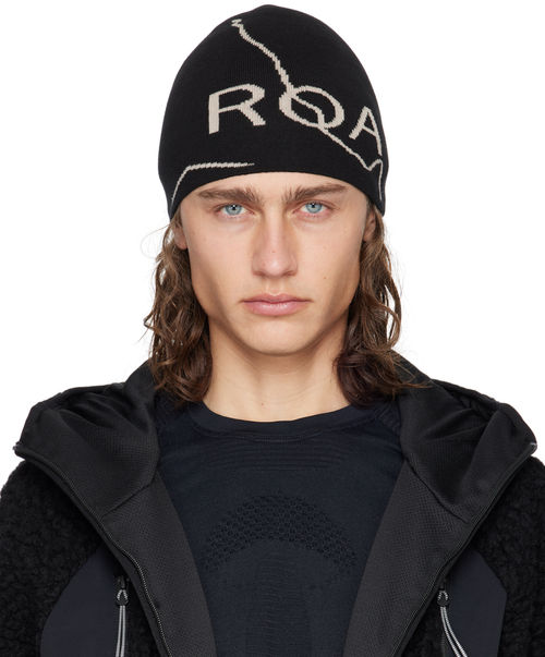 ROA Black Logo Beanie