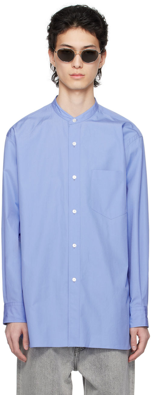 YLÈVE Blue Button Shirt