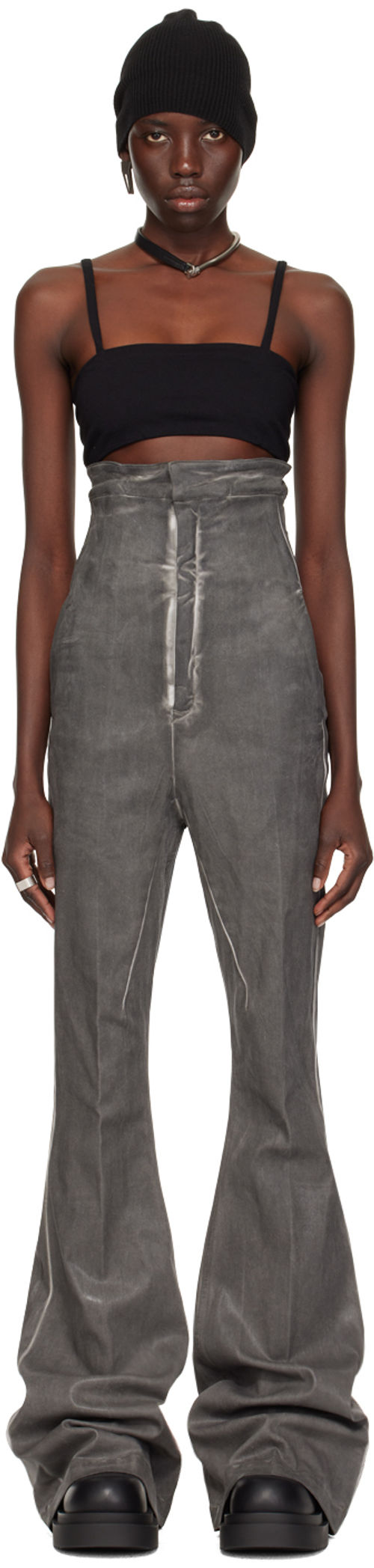 Rick Owens Gray Dirt Bolan...