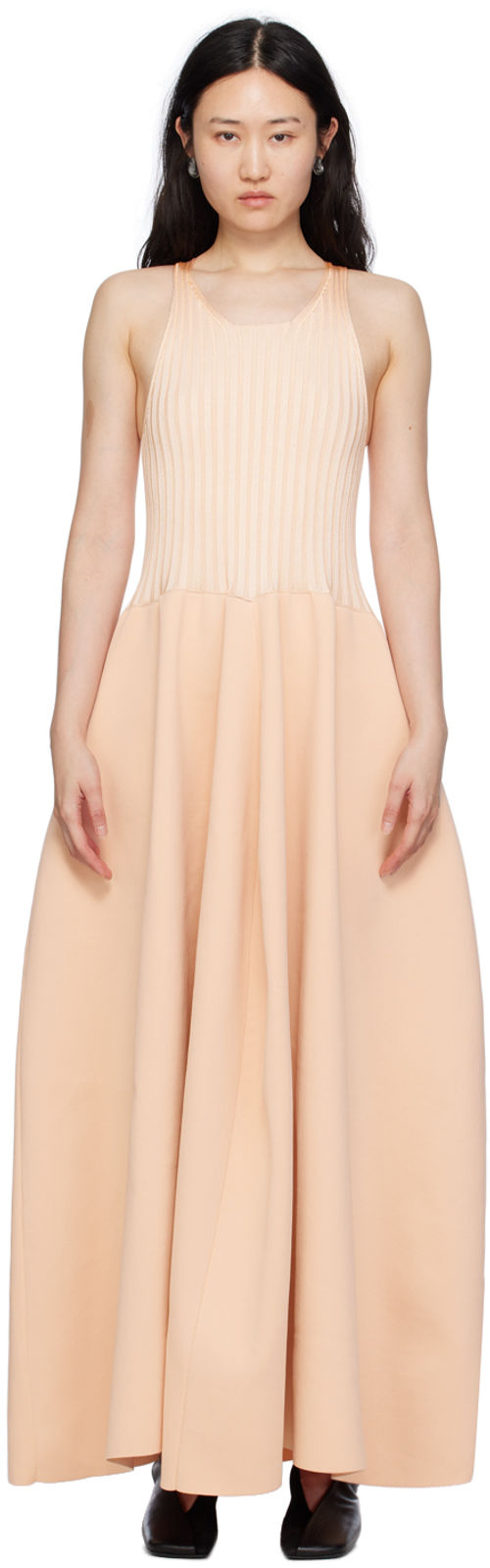 Jil Sander Pink Scoop Maxi...