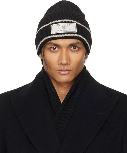 Balmain Black Label Beanie