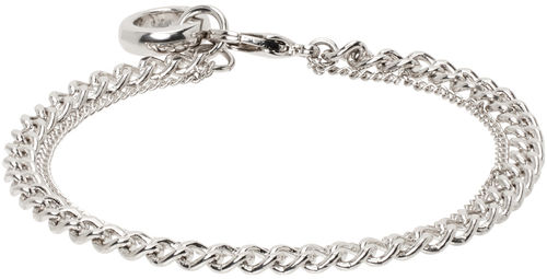 A.P.C. Silver Minimal Bracelet