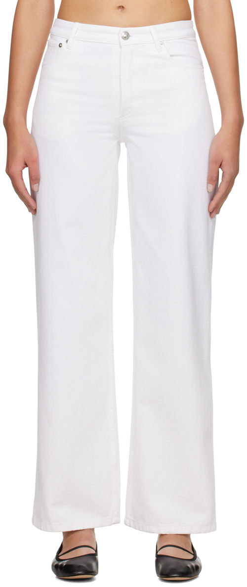 A.P.C. White Elisabeth Jeans