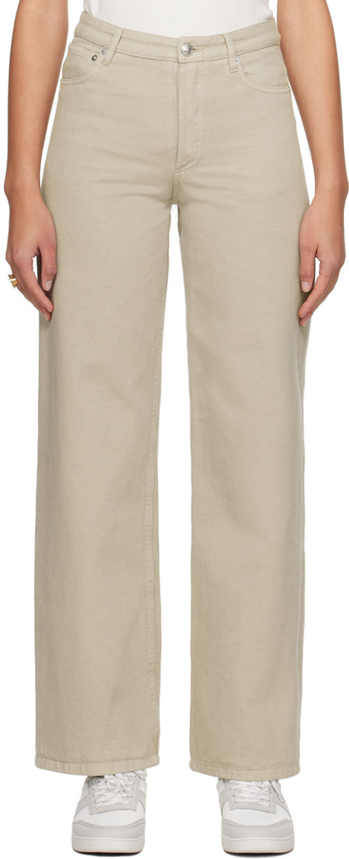 A.P.C. Taupe Elisabeth Jeans