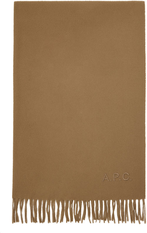 A.P.C. Tan Alix Embroidered...