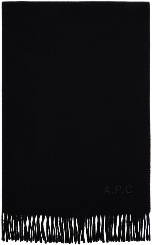 A.P.C. Black Alix Embroidered...