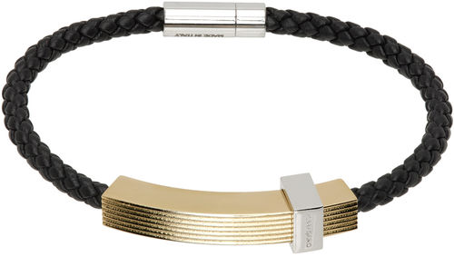 Ferragamo Black Braided Band...