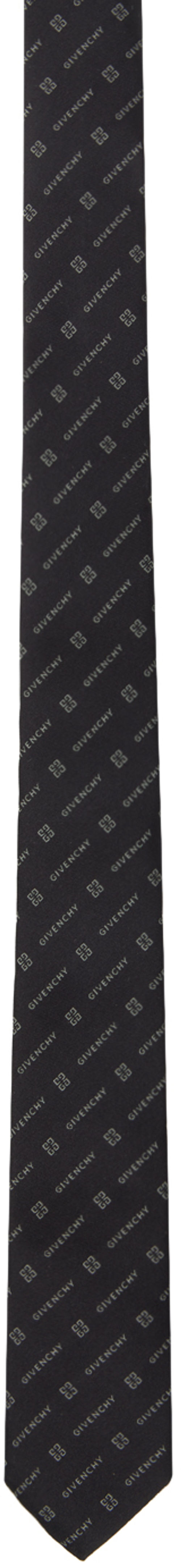 Givenchy Black 4G Tie