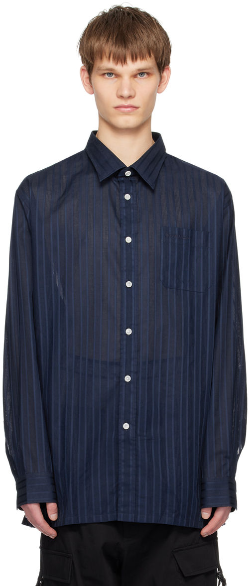 Givenchy Navy Striped Shirt