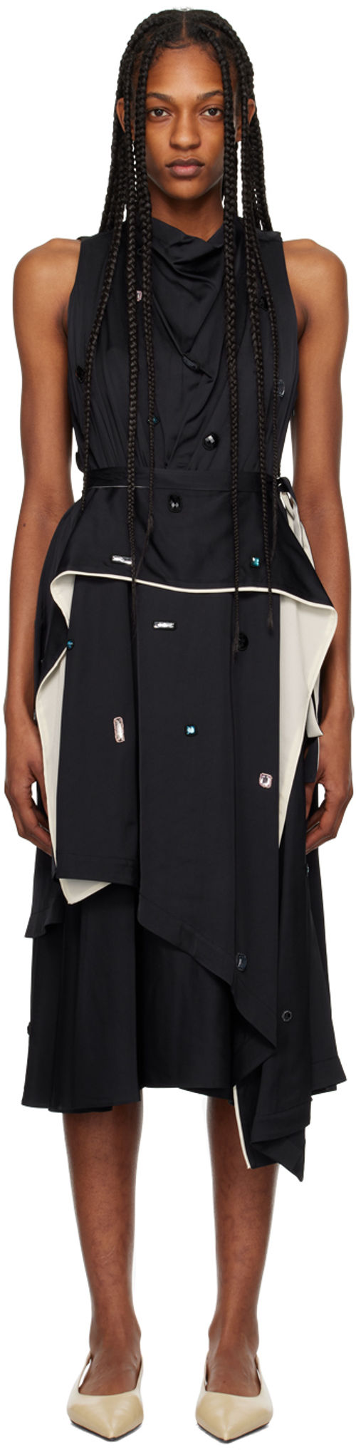 3.1 Phillip Lim Black Draped...