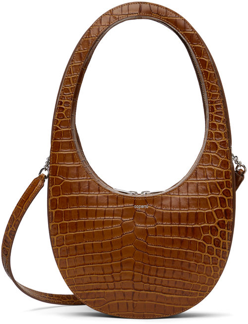 Coperni Brown Croco Crossbody...