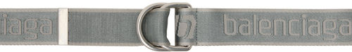 Balenciaga Gray D-Ring Belt