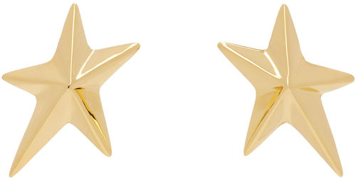 Mugler Gold Armor Earrings