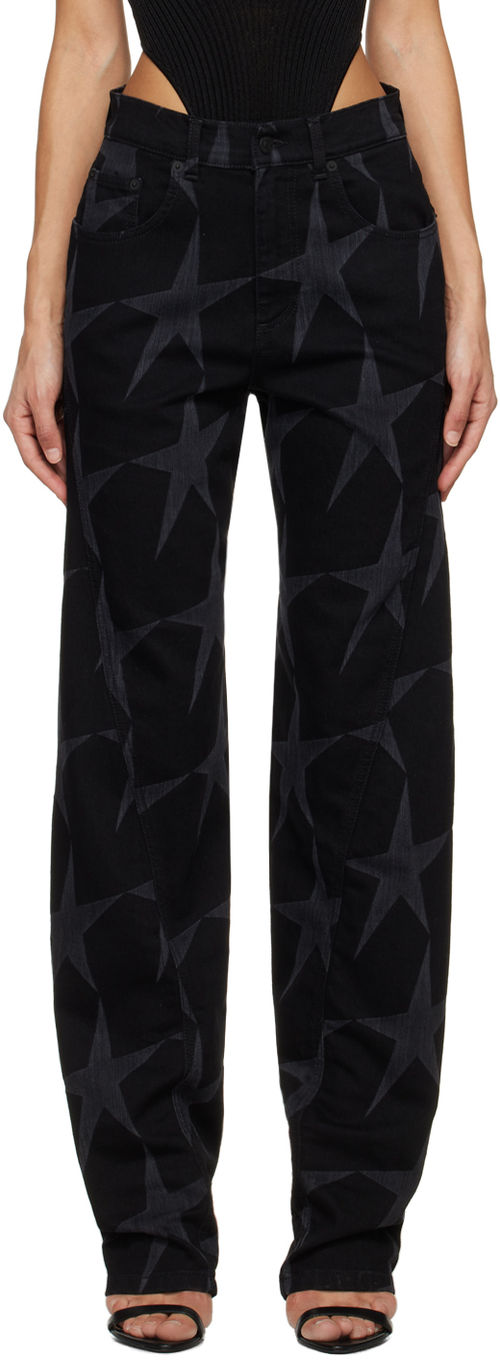 Mugler Black Star Jeans