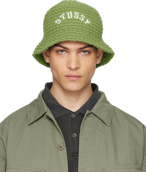 Stüssy Green Waffle Knit...