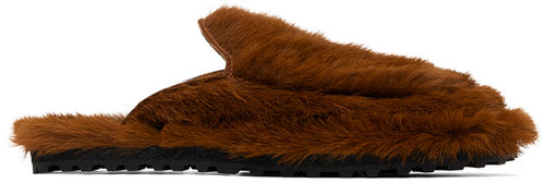 Dries Van Noten Brown Slider...