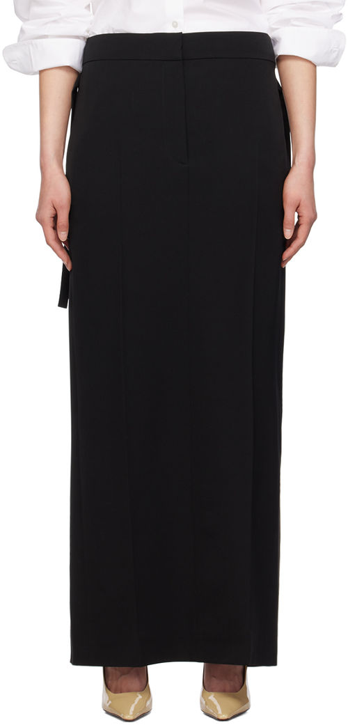 The Row Black Trevy Maxi Skirt