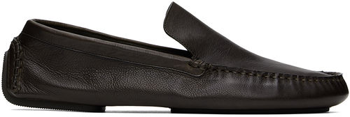 The Row Brown Lucca Loafers