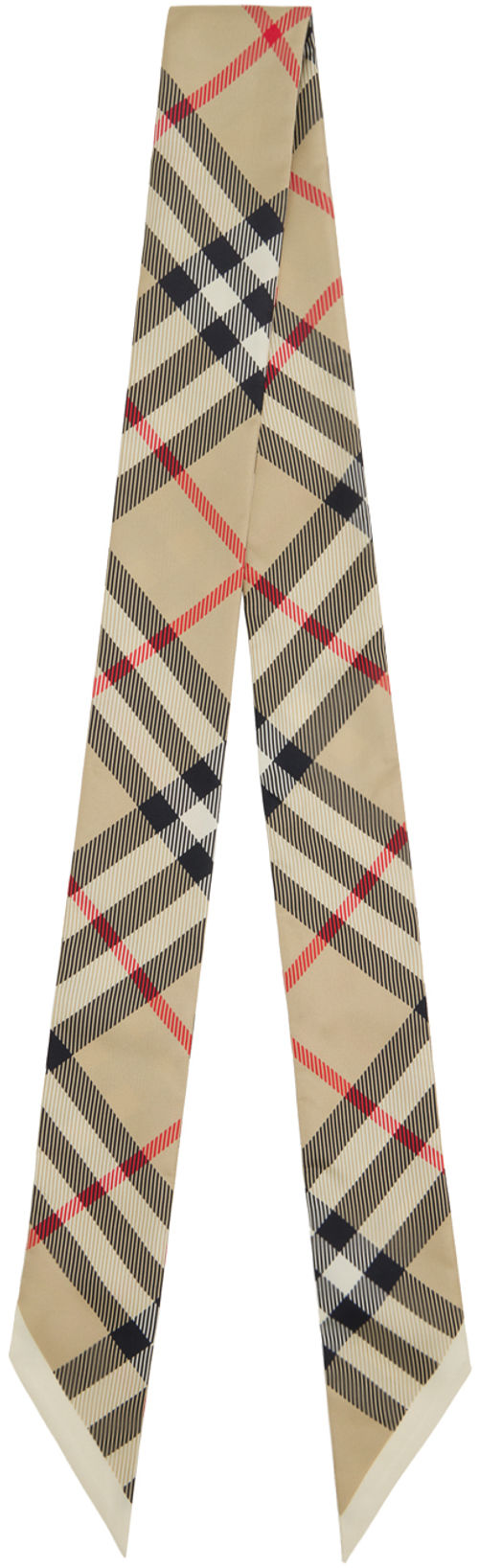 Burberry Beige Skinny Check...